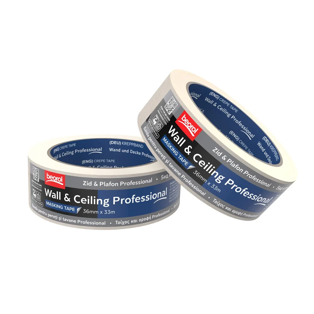 Beorol Krep traka Zid i Plafon Professional 36 mm x 33 m