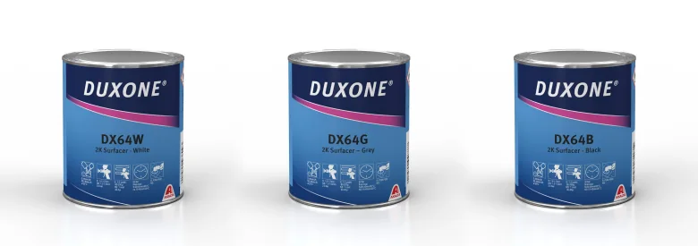 Duxone DX64W / DX64G / DX64B 2K Surfacer