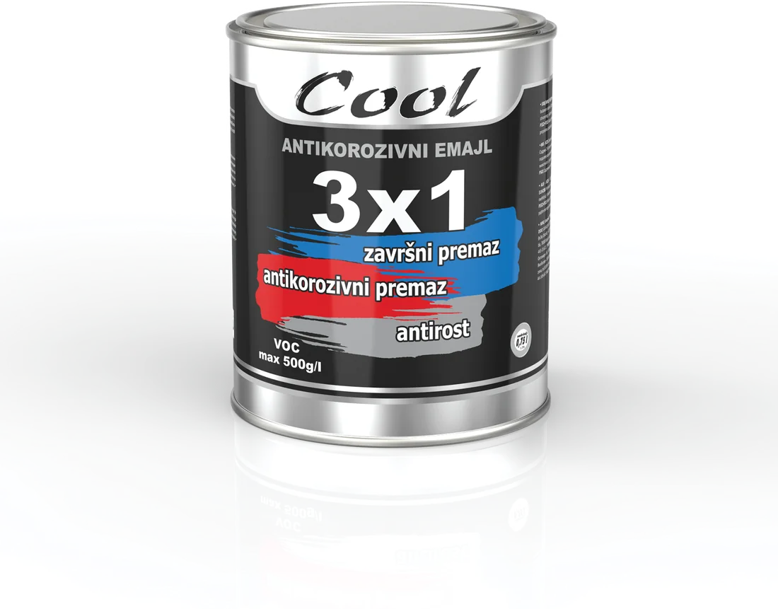 Nevena Color Cool antikorozivni emajl lak 3×1