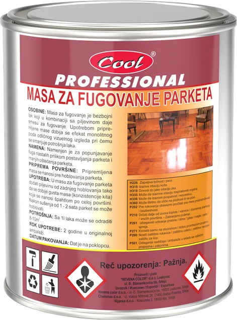 Nevena Color Cool professional masa za fugovanje parketa