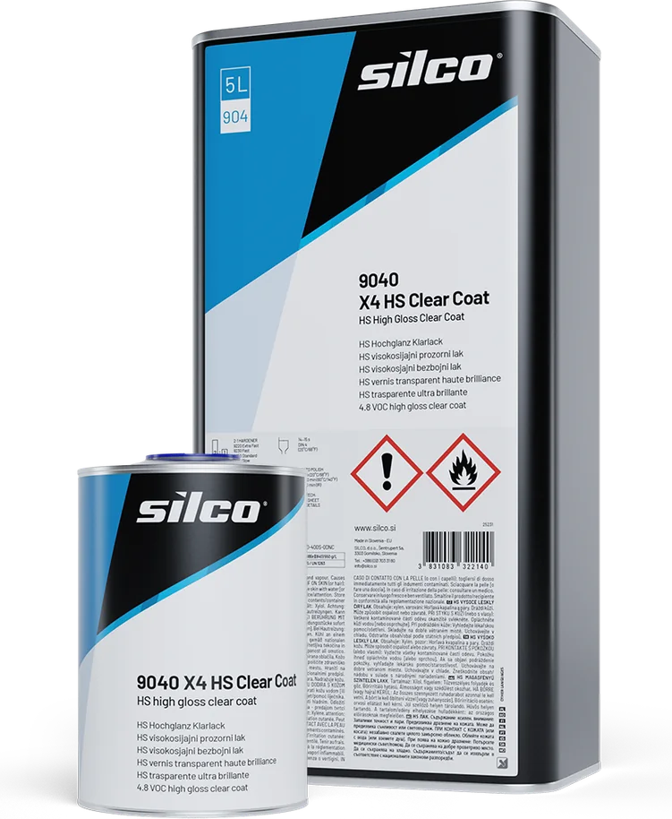 Silco 9040 X4 HS Clear Coat