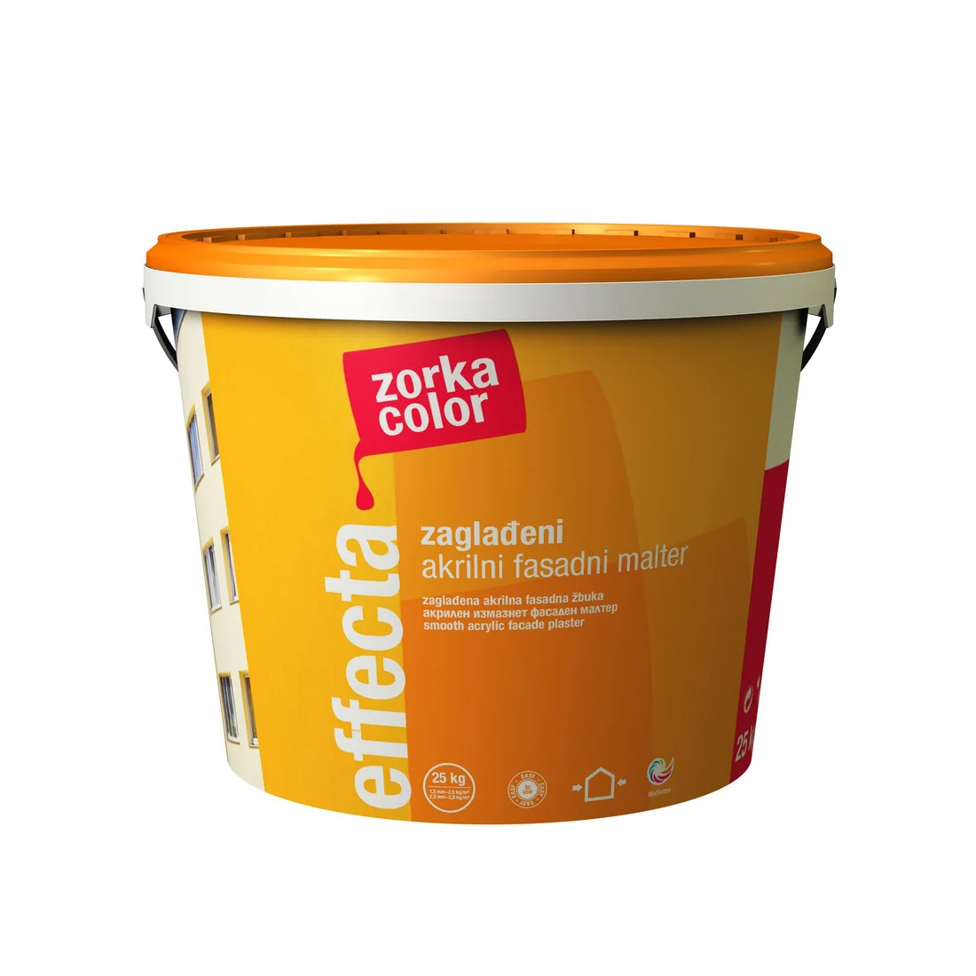 Zorka Color EFFECTA akrilni zaglađeni fasadni malter